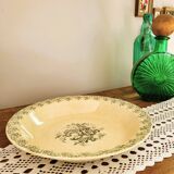 Plat creux en terre de fer gien - louis xv
