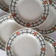 Set of 6 flat plates St amand vintage vintage
