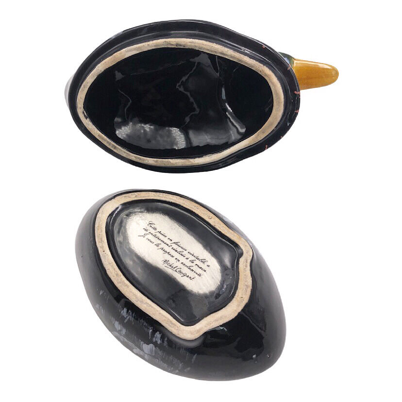 Ceramic duck Michel Caugant