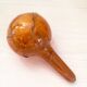 Demijohn glass vase in amber amber gold