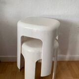 Vintage plastic stool from the 70s