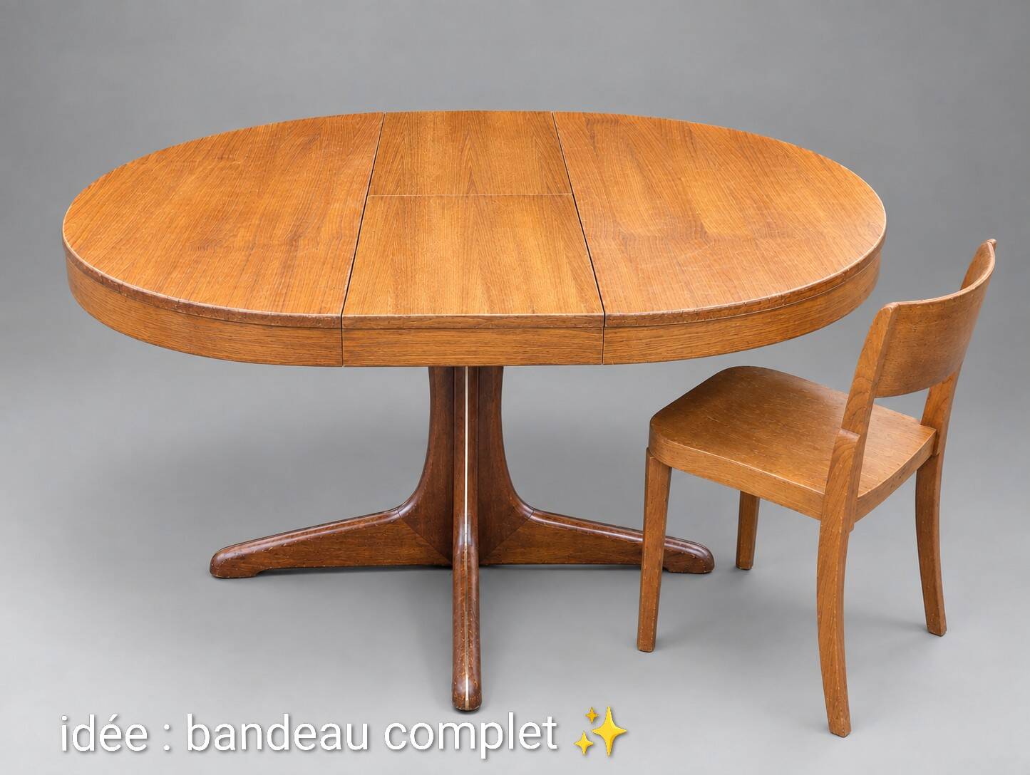 Table ronde extensible Baumann