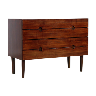 Rosewood danish design chest of drawers