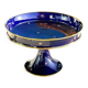 Sèvres Blue Cobalt and Gold Fruit Bowl Porcelain, Napoleon III Style