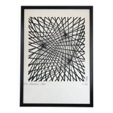 Kinetic lithography, structure, 1995, by c. du plessis