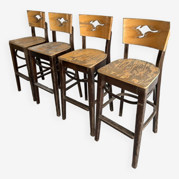 Set of 4 bar stools