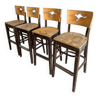 Set of 4 bar stools