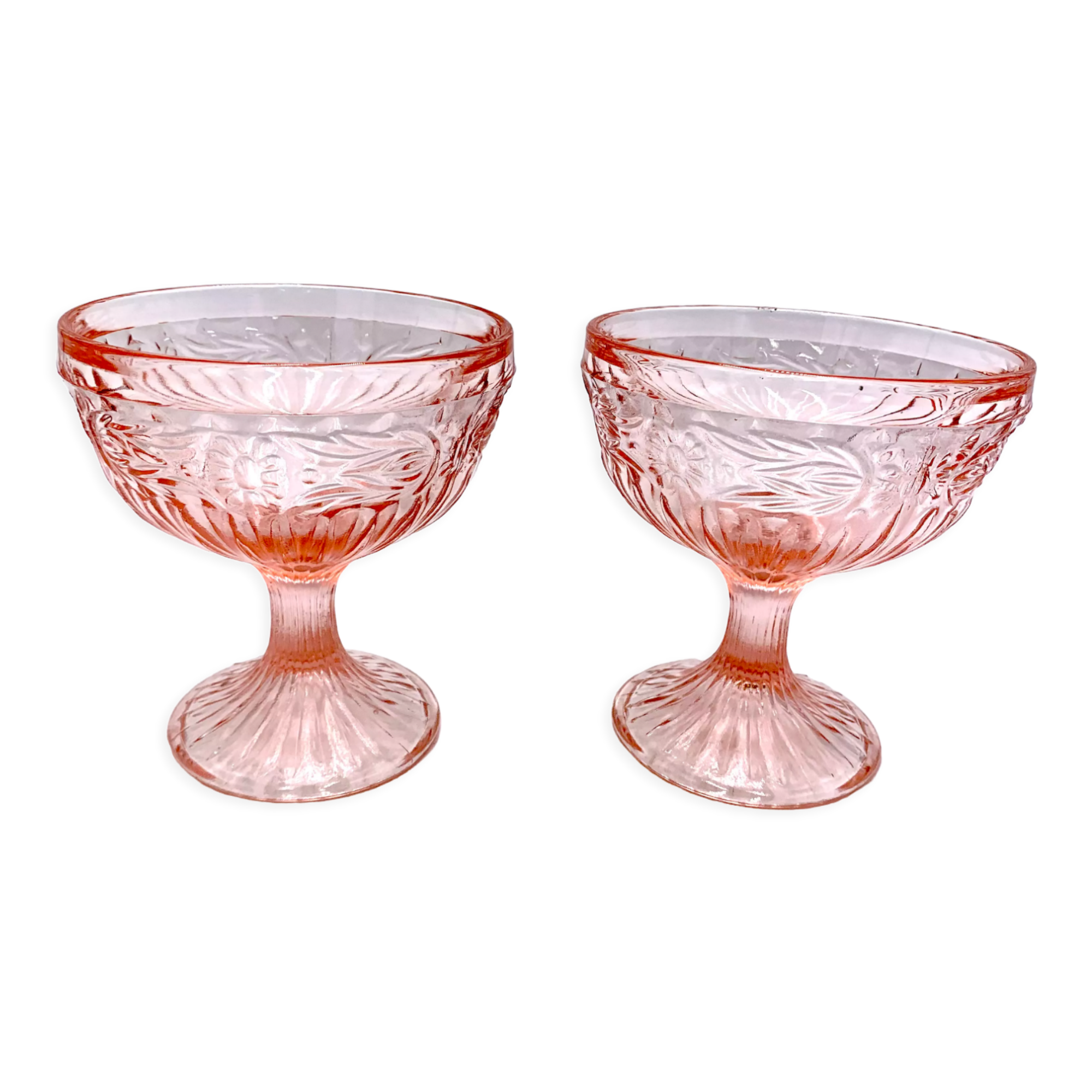 Two pink cups, Ząbkowice, 1970s