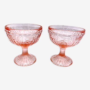 Two pink cups, Ząbkowice, 1970s
