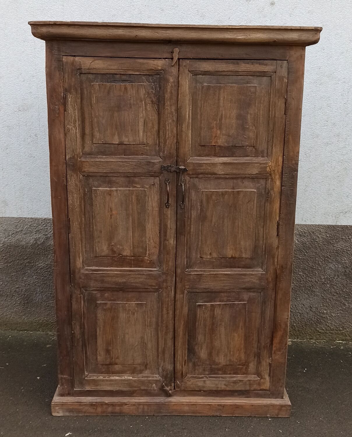 Old wooden wardrobe