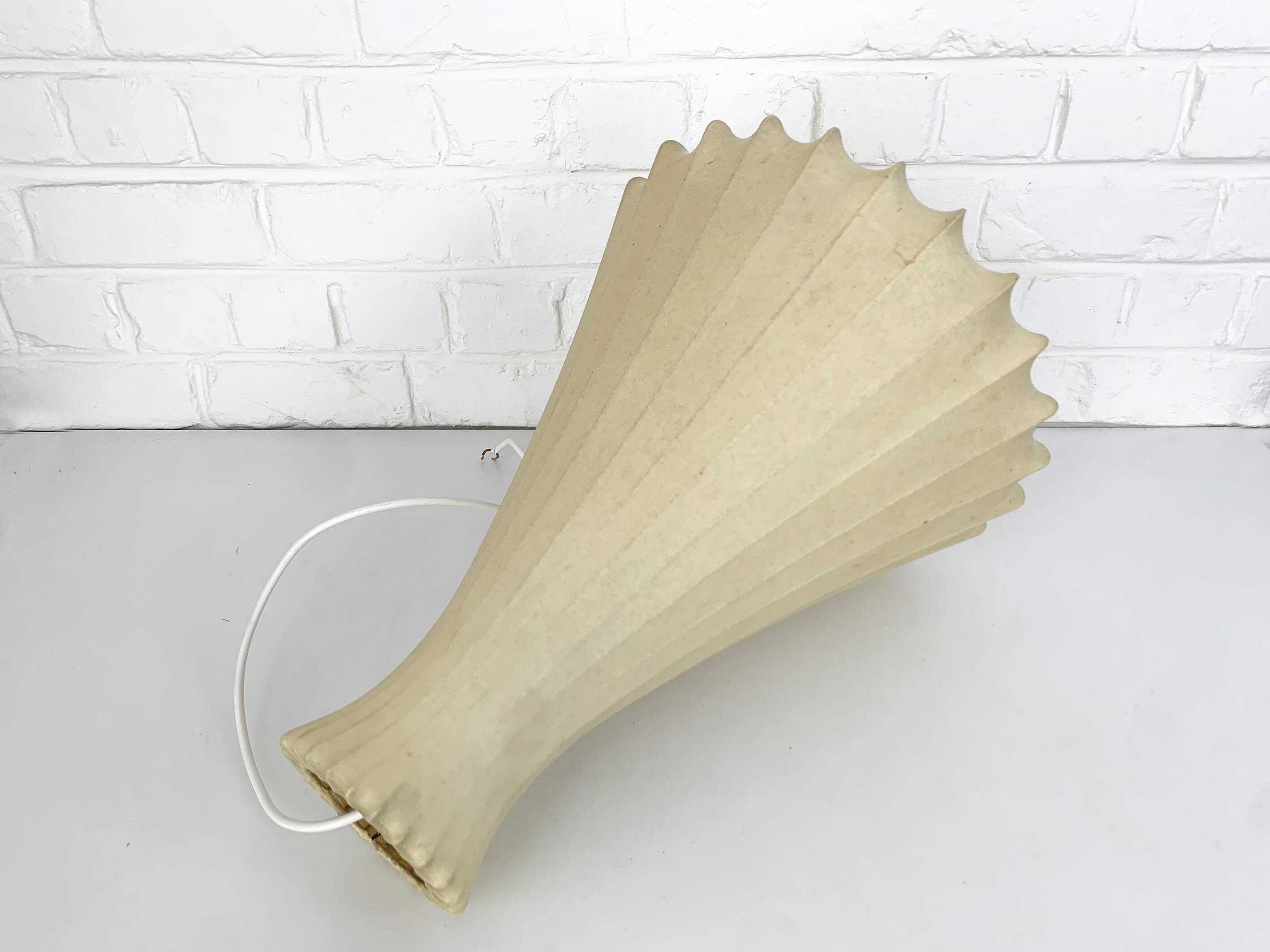 Large Cocoon Pendant Lamp, Friedel Wauer for Goldkant Leuchten, 1960s