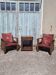 Moroccan lounge in leather and cedar