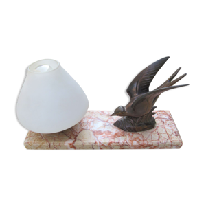 Lampe de chevet oiseau - marbre