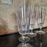 Set of 6 champagne flutes