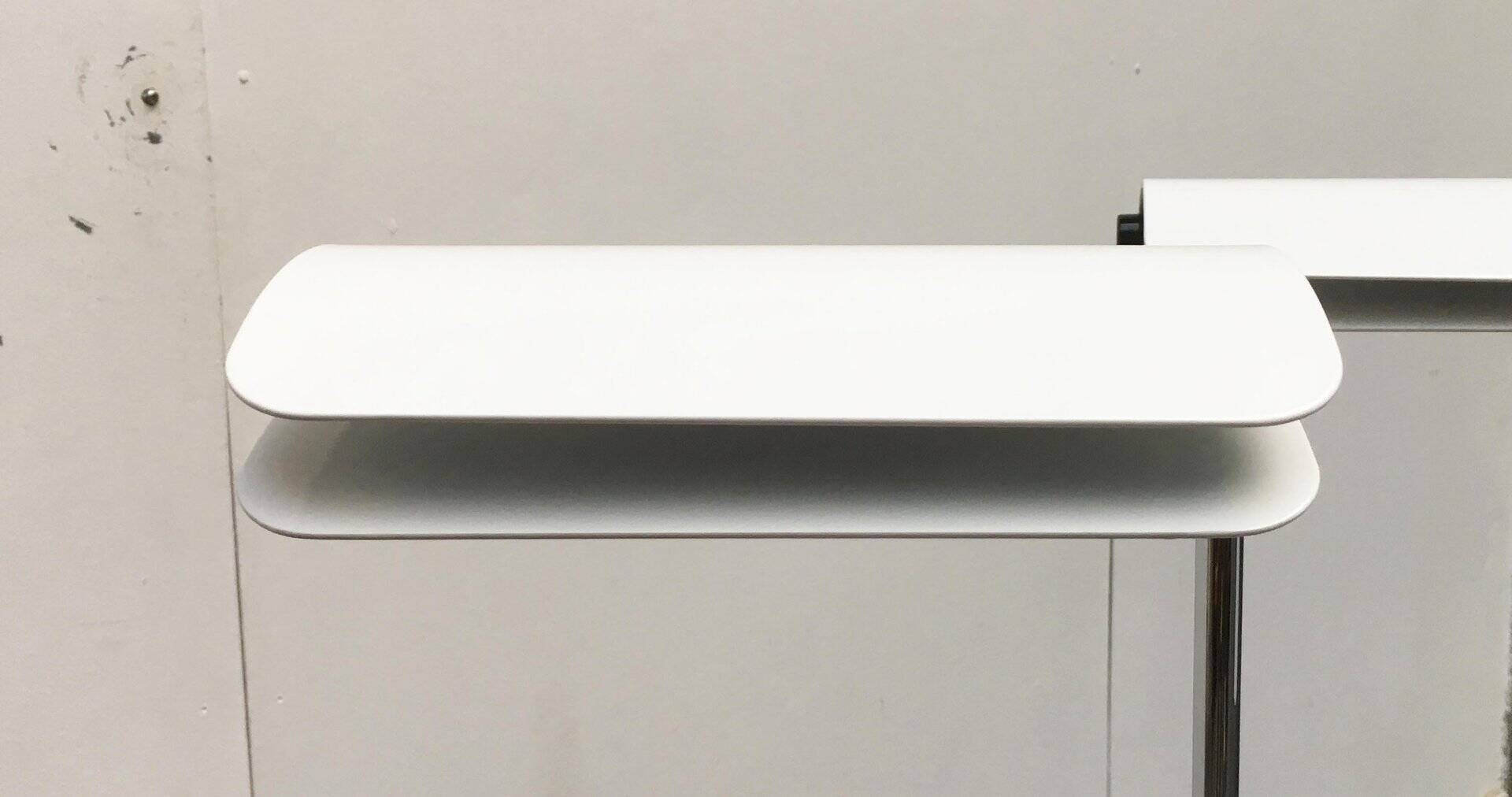 Vintage italian table lamps tegola by bruno gecchelin for blu italia, set of 2