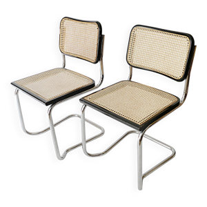 Paire de chaises cesca