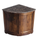 Rare Low Corner Cabinet from the Louis-Philippe Period – 19th Century – Marble Top