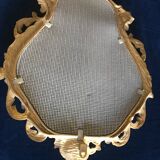 Golden resin mirror