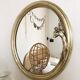Vintage brass mirror