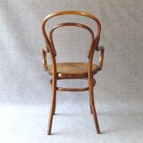 Viennese armchair in bentwood type canned bistro, circa 1900 UNGVAR