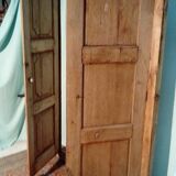 Porte ancienne en teck