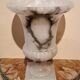 Medici vase with a crater in alabaster from the 1950s