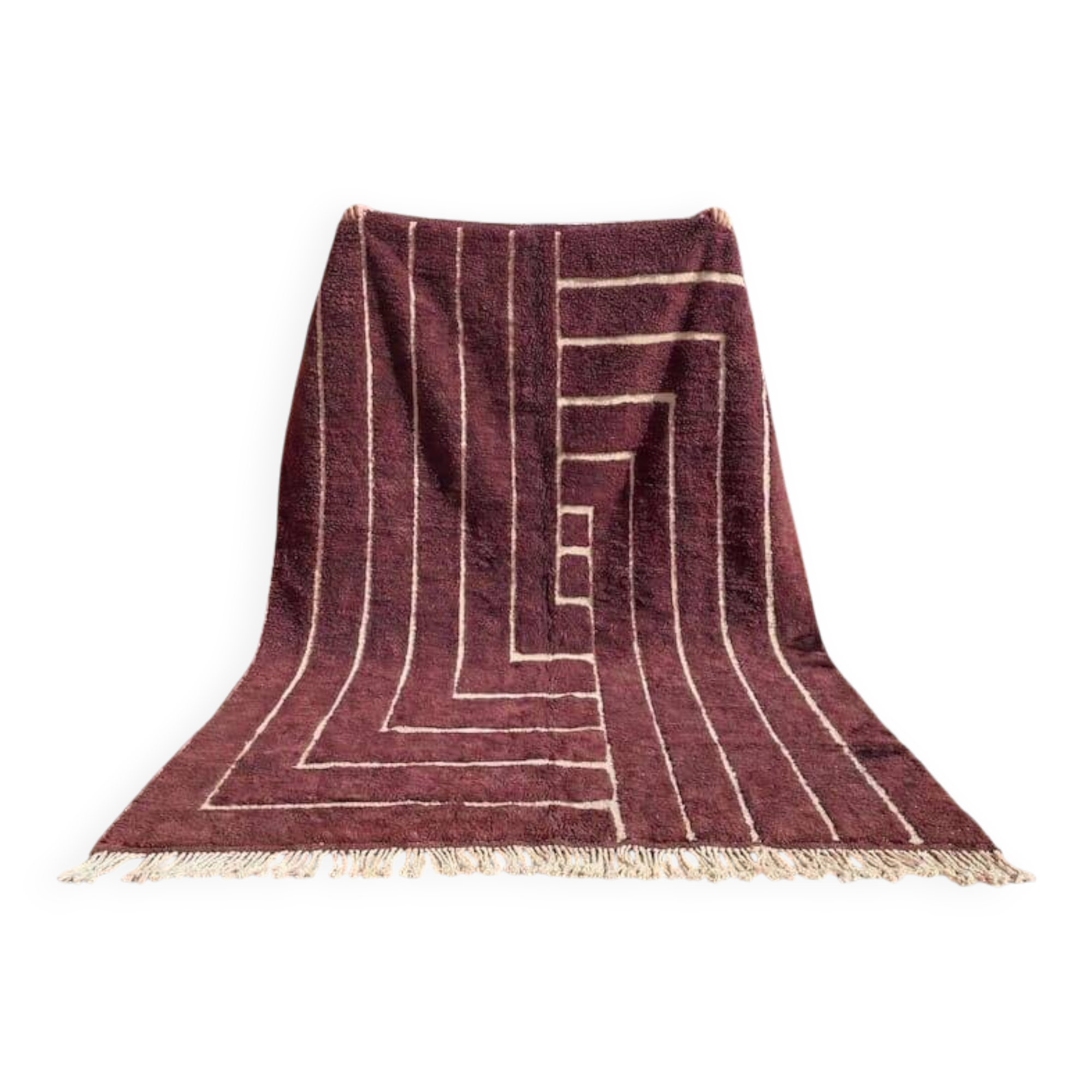 Traditional handwoven Berber rug size 150x250 cm