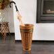 Vintage wooden umbrella stand, '70s