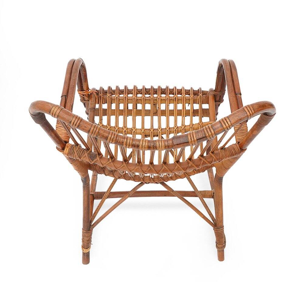 Rattan armchair, 1950s