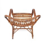 Rattan armchair, 1950s