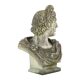Beautiful Weathered Apollo Bust Garden Statue Cast Stone 65cm