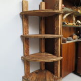 Rustic coniferous wood notch