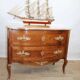 Pink marble top chest of drawers