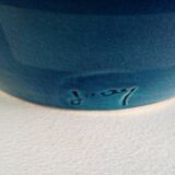 Enamelled jug artisanal pottery