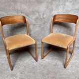 Pair of Baumann Traineau chairs