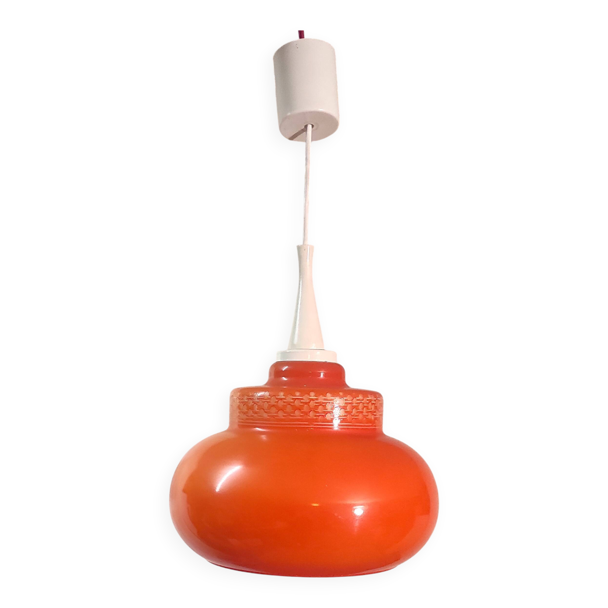 Orange vintage suspension - 1960s/70s