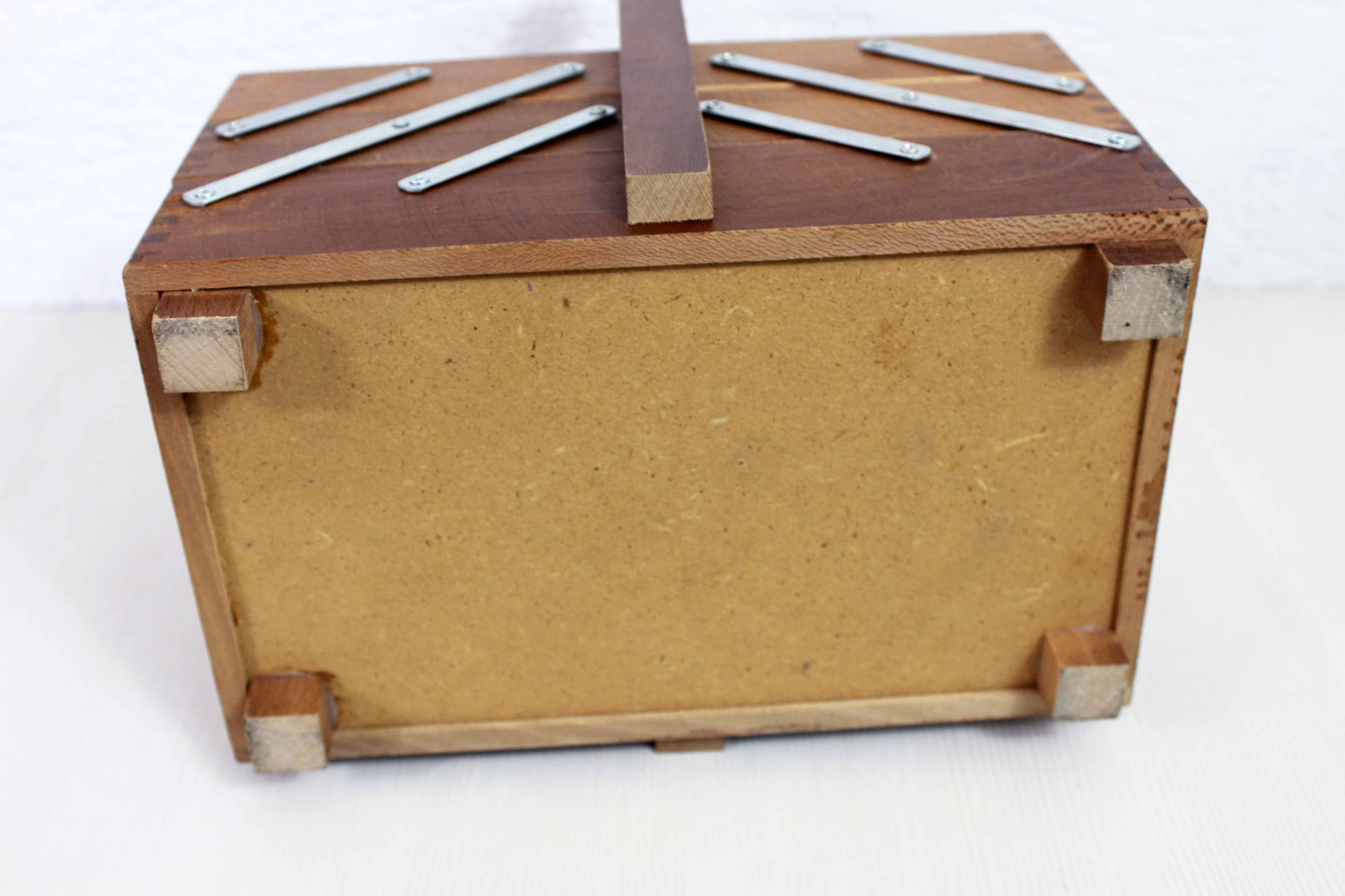 Vintage table sewing box