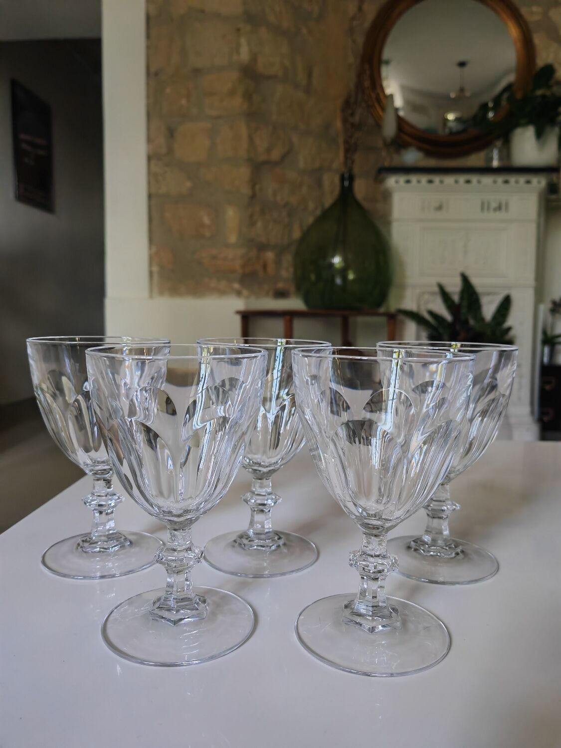 Rambouillet crystal glasses