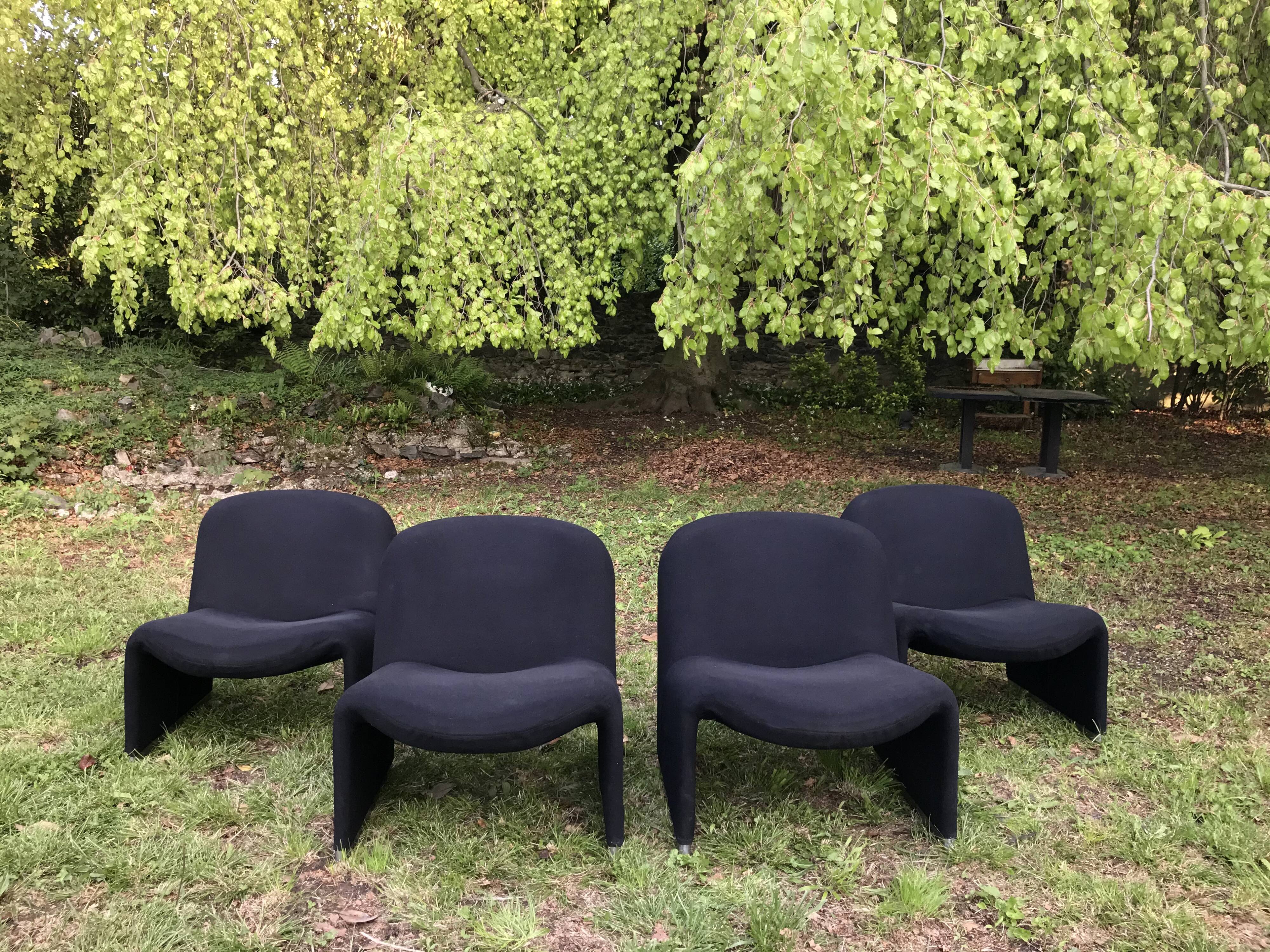 Alky chairs by Giancarlo Piretti, for Castelli
