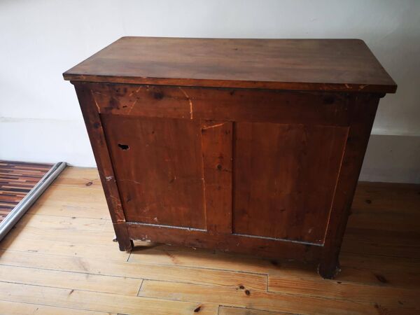Buffet ancien en bois massif – style campagne / rustique