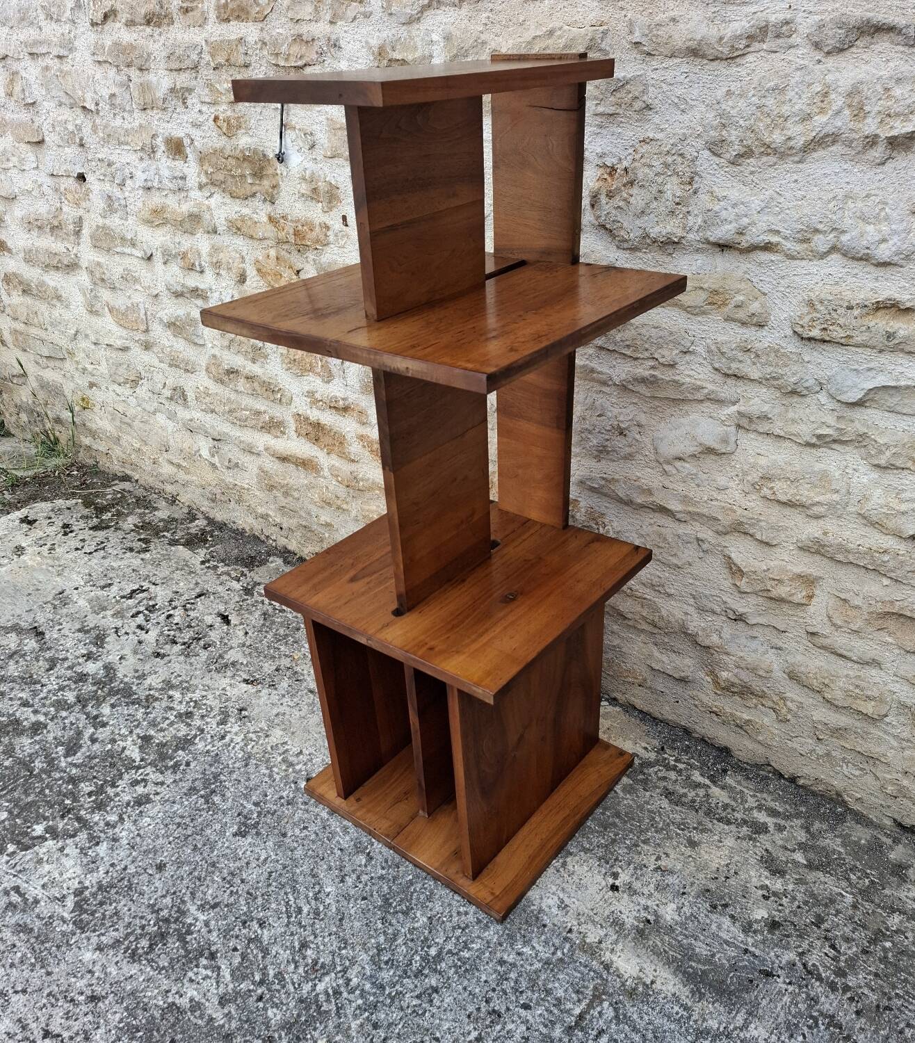 Walnut shelf ART DECO