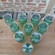 10 antique Luminarc stemmed glasses