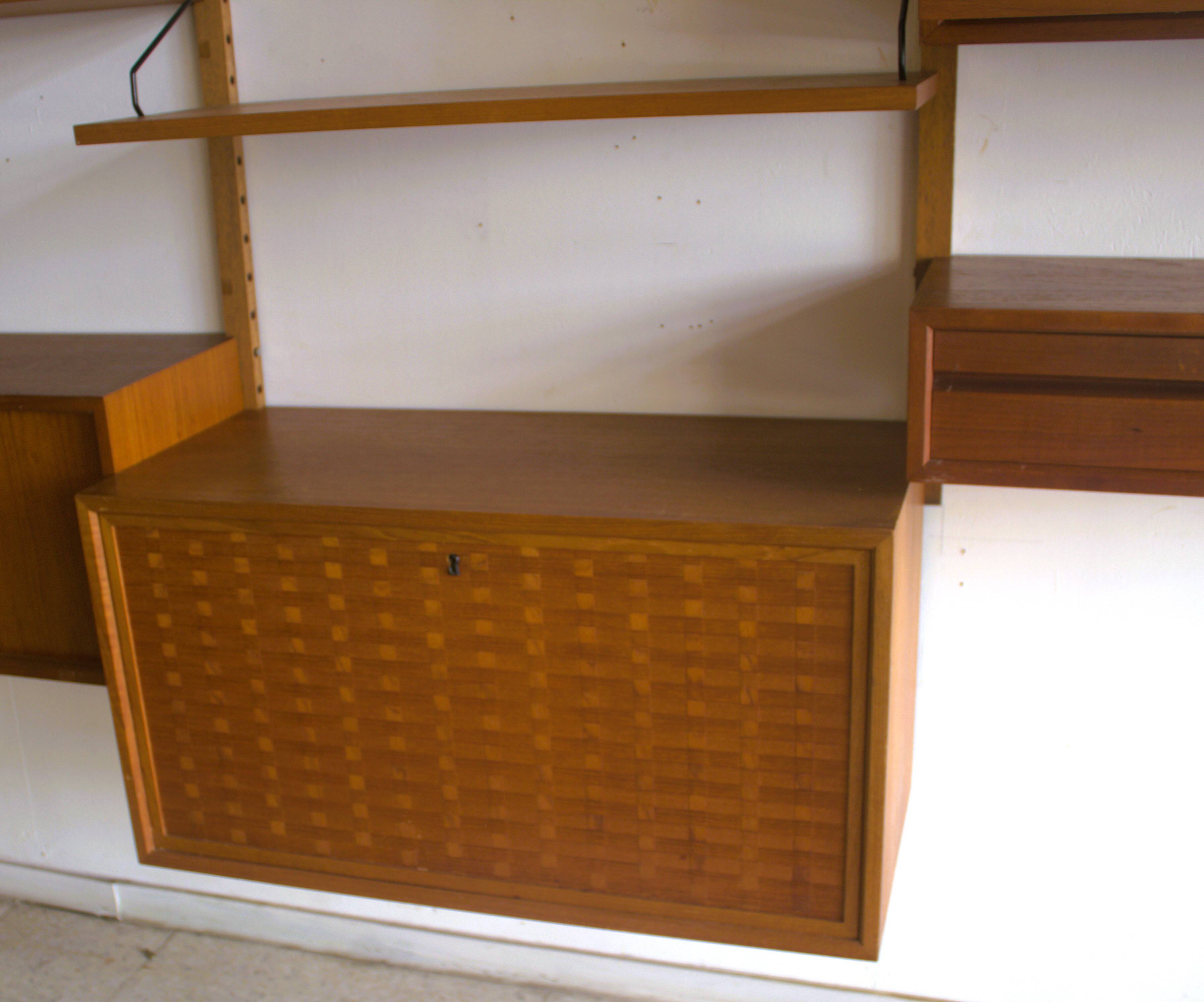 Wall unit by Poul Cadovius, Denmark, 1960s