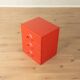 Red chest of drawers by Schönbuch in characteristic Space Age design from the 1970s