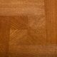 Dutch Art Deco Amsterdam School side table of solid and veneered oak
