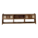 Vintage oak sideboard TV unit with raw finish and caning.