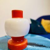 Vintage opaline glass lamp, Space Age, Murano 1960 - 1970