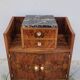 Meuble commode d'époque Art Déco en loupe de noyer -1930s