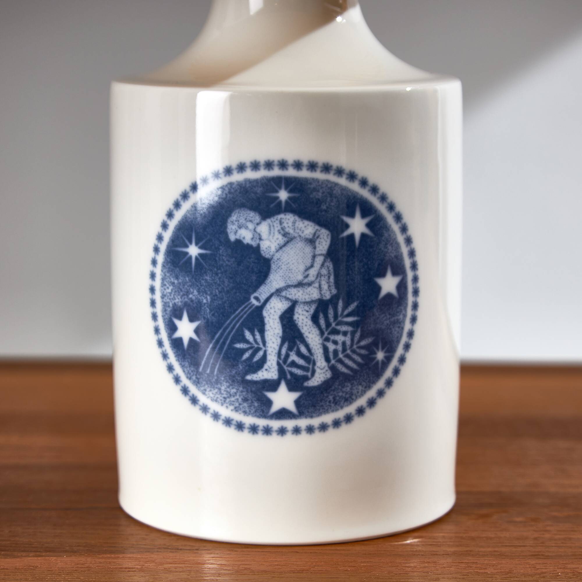 MK7948 Vandmanden / Aquarius porcelain table lamp by Kai Lange for Fog & Mørup and Royal Copenhagen