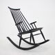 1960s Varjosen Puunjalostus Beech Rocking Chair, Finland